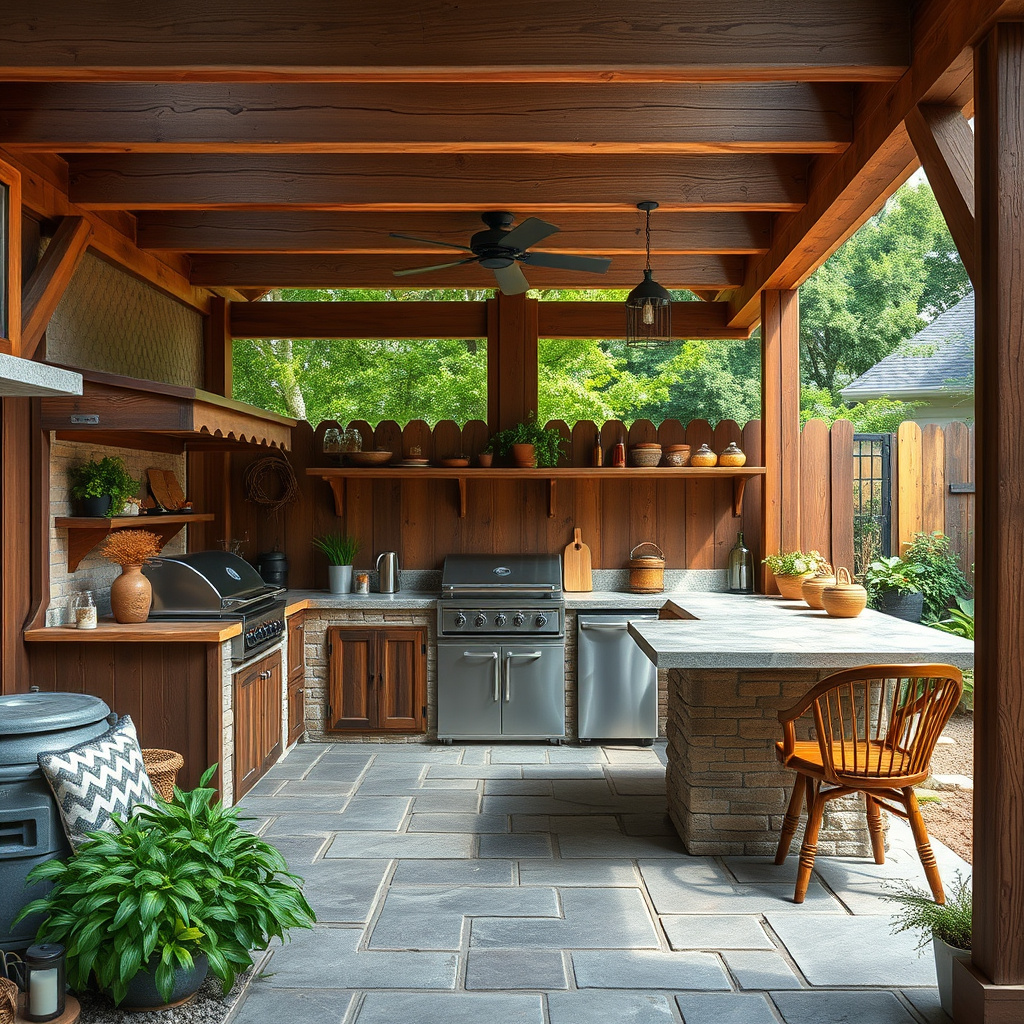 How to Build an Outdoor Kitchen: A Step-by-Step Guide for Your Backyard 15 Rustic and Natural Designs