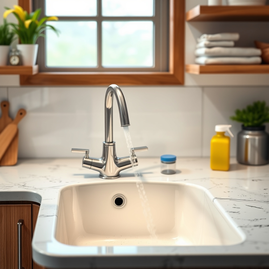 How to Clean Kitchen Efficiently: Step-by-Step Guide for a Sparkling Space 7 Sanitizing Sink and Faucet Areas