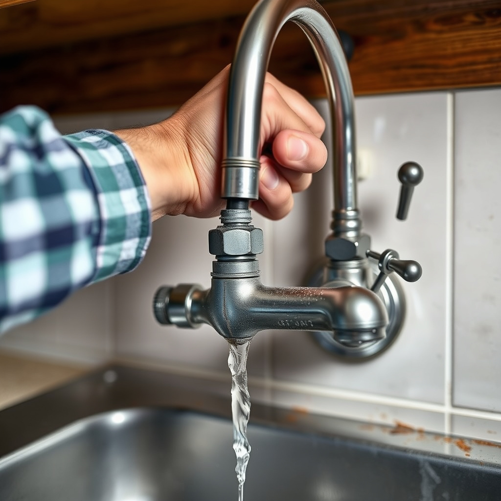 Shutting off water supply and removing old faucet