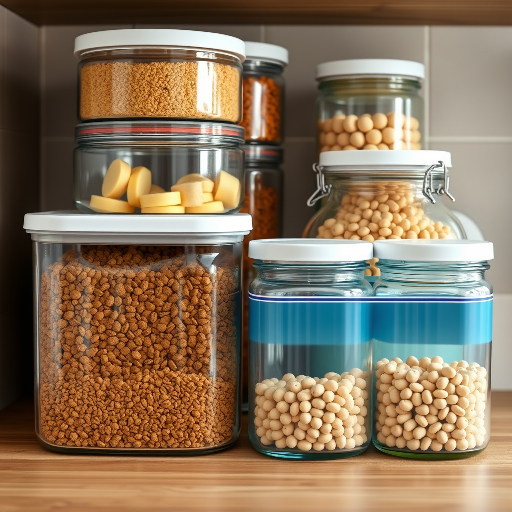 Space-Saving Containers and Jars