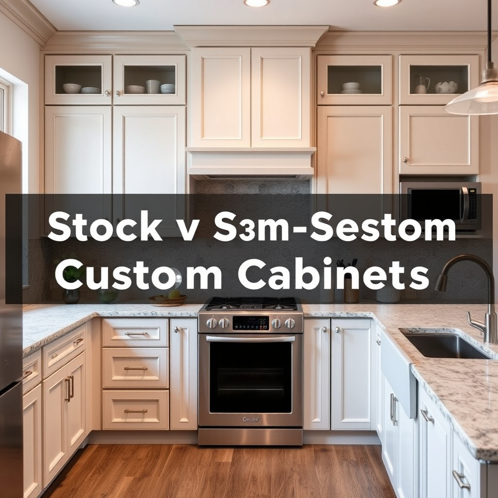 Stock vs Semi-Custom Cabinets