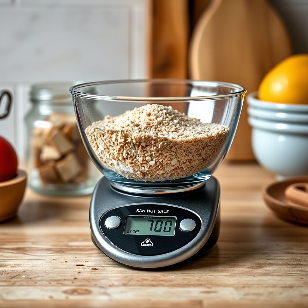 Weighing Dry Ingredients