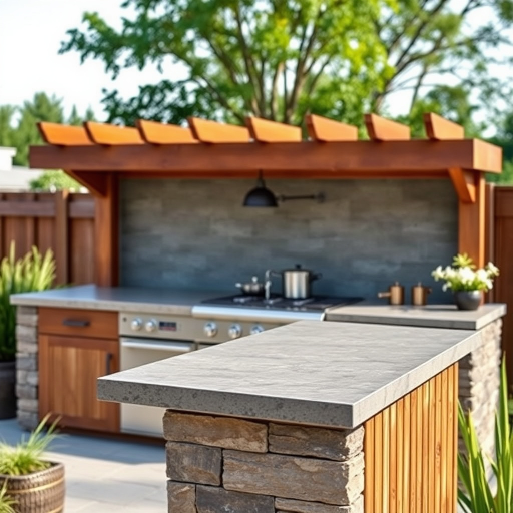 How to Build an Outdoor Kitchen: A Step-by-Step Guide for Your Backyard 21 What is the best countertop material for an outdoor kitchen?