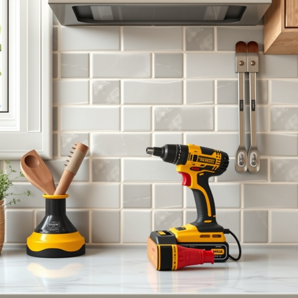 What tools are essential for backsplash installation?
