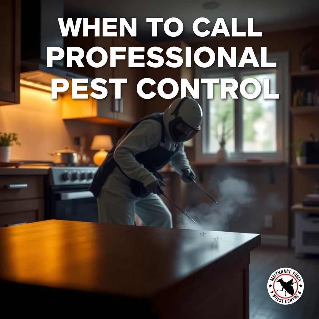 When to Call Professional Pest Control