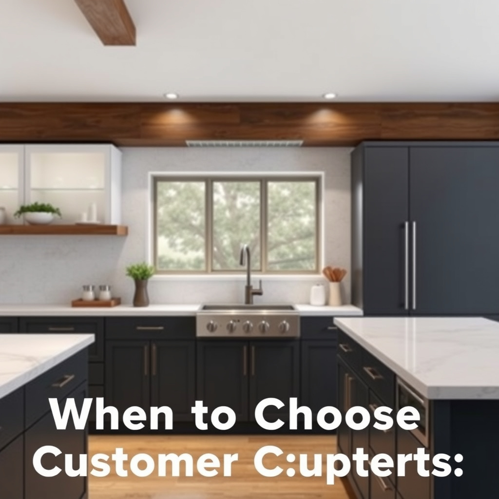 When to Choose Custom Counter Depths