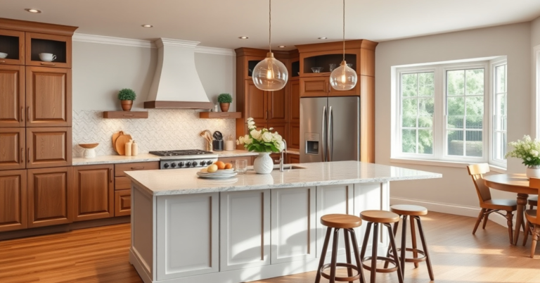How to Decorate a Kitchen Island Countertop for Style and Function