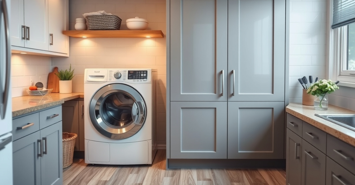 How to Hide Washer and Dryer in Kitchen: Creative and Practical Solutions