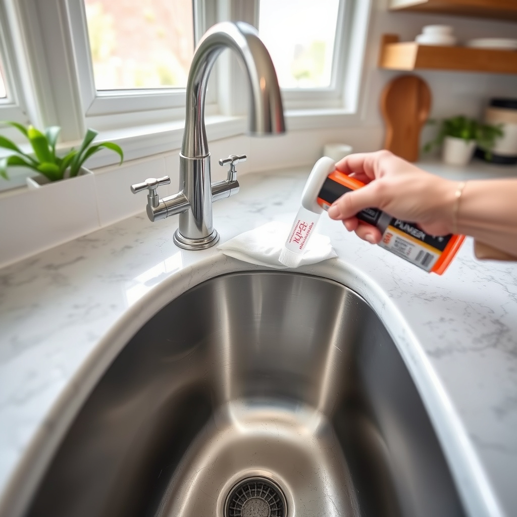 How to Seal Kitchen Sink to Countertop Effectively 6 Cleaning and Removing Old Sealant