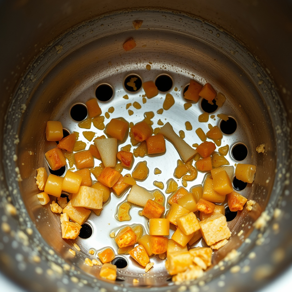 How to Clean Kitchen Sink Drain Smell Quickly and Effectively 3 Food Particles and Grease Accumulation