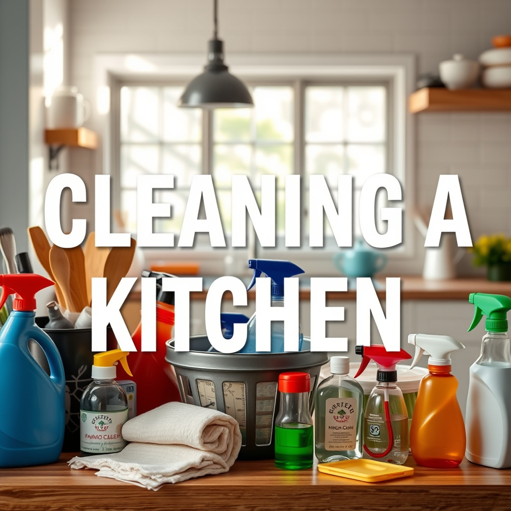 Gathering Cleaning Supplies