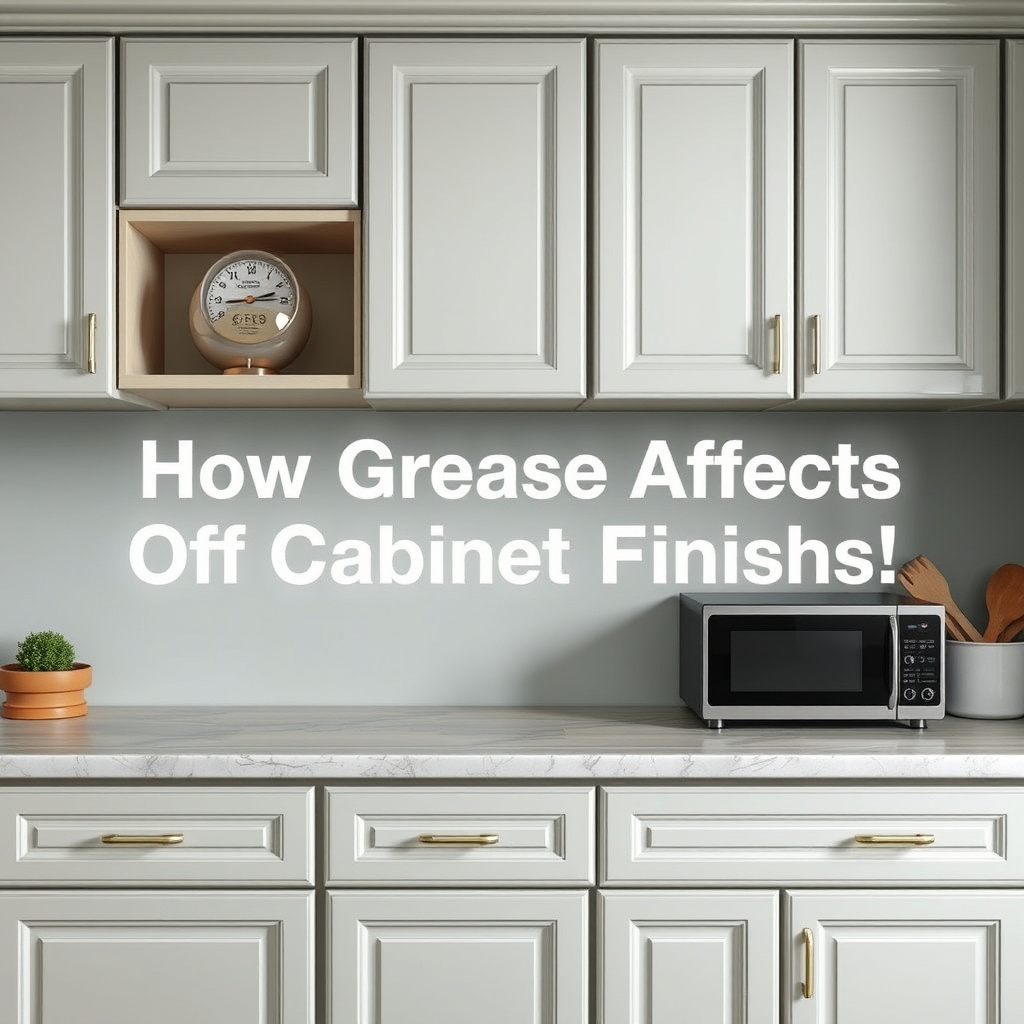 How to Clean Grease Off Kitchen Cabinets: Effective Methods That Work 4 How Grease Affects Cabinet Finishes