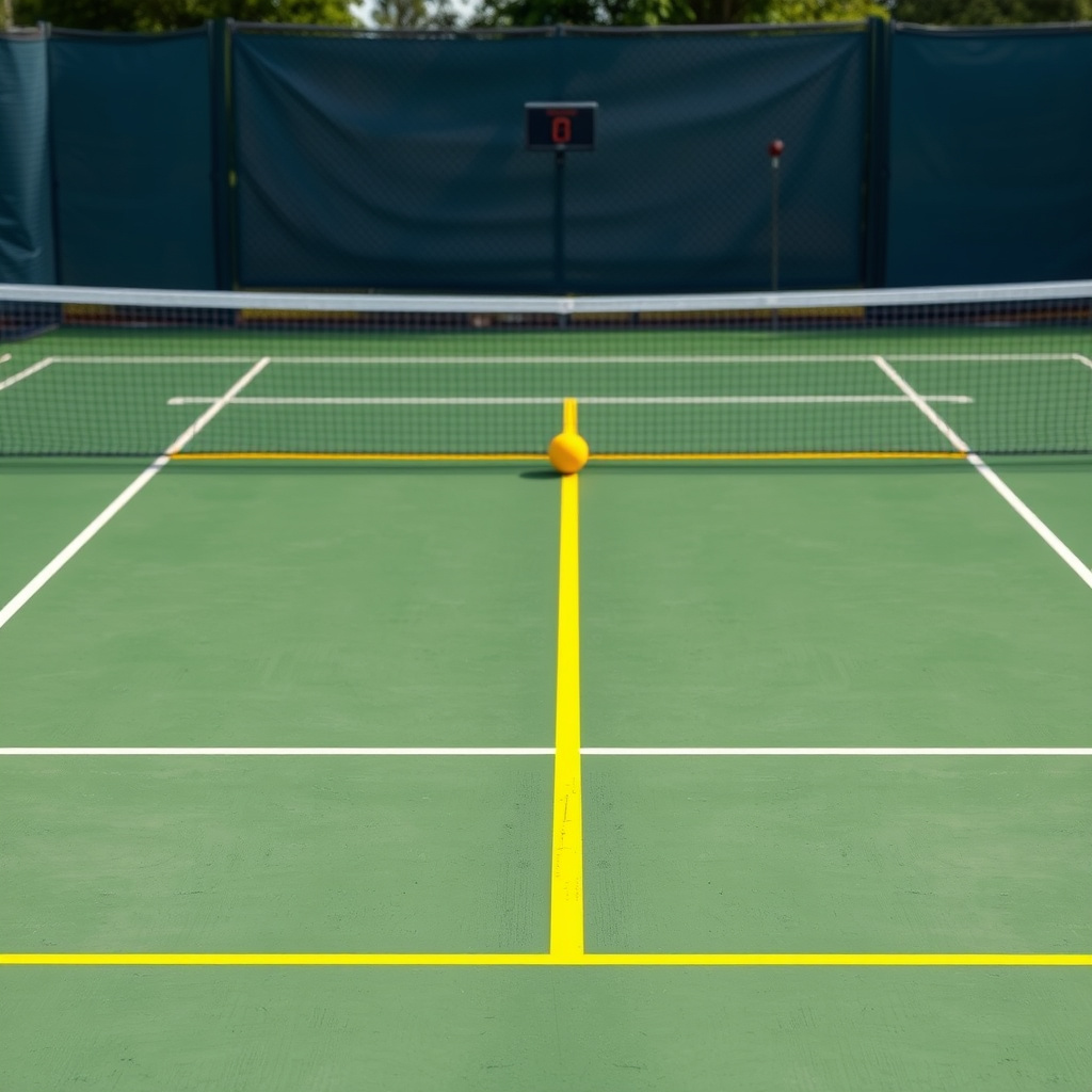 How the Kitchen Is Marked on the Court