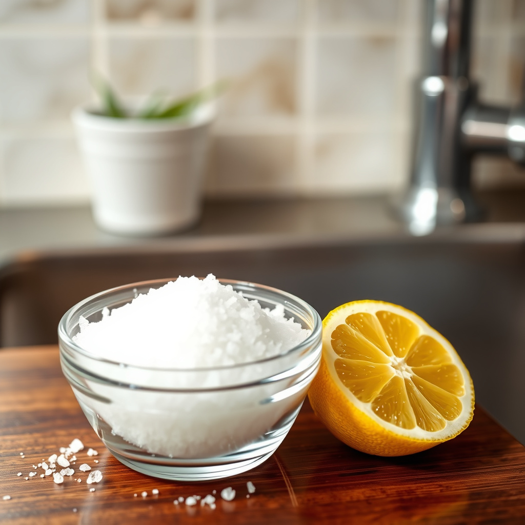 Lemon and Salt Scrub
