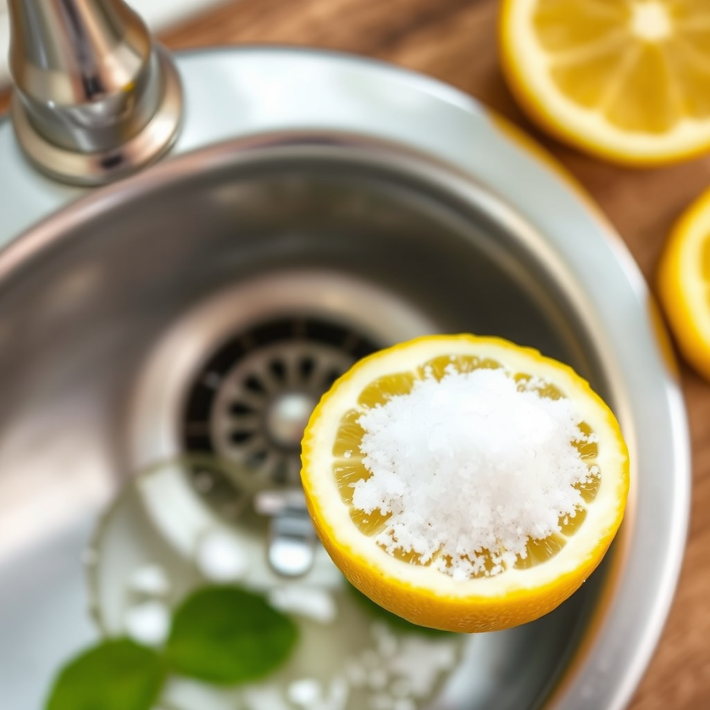 How to Clean Kitchen Sink Drain Smell Quickly and Effectively 7 Lemon Juice and Salt Scrub