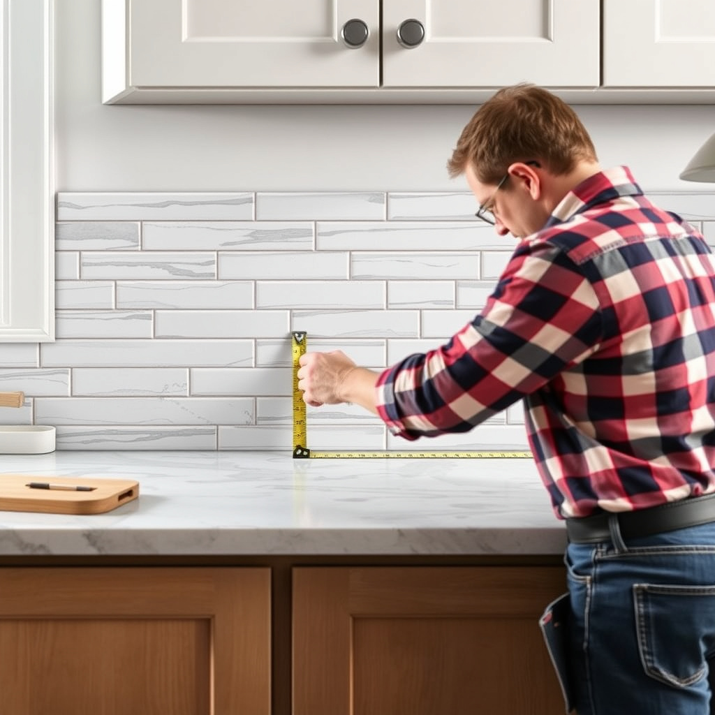 How to Install Kitchen Backsplash: A Step-by-Step Guide 7 Measuring and Marking Layout