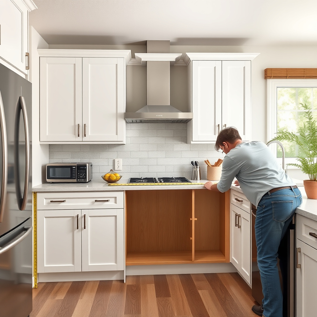 How to Measure Kitchen Cabinets Accurately for Your Remodel 7 Measuring Lower Cabinets