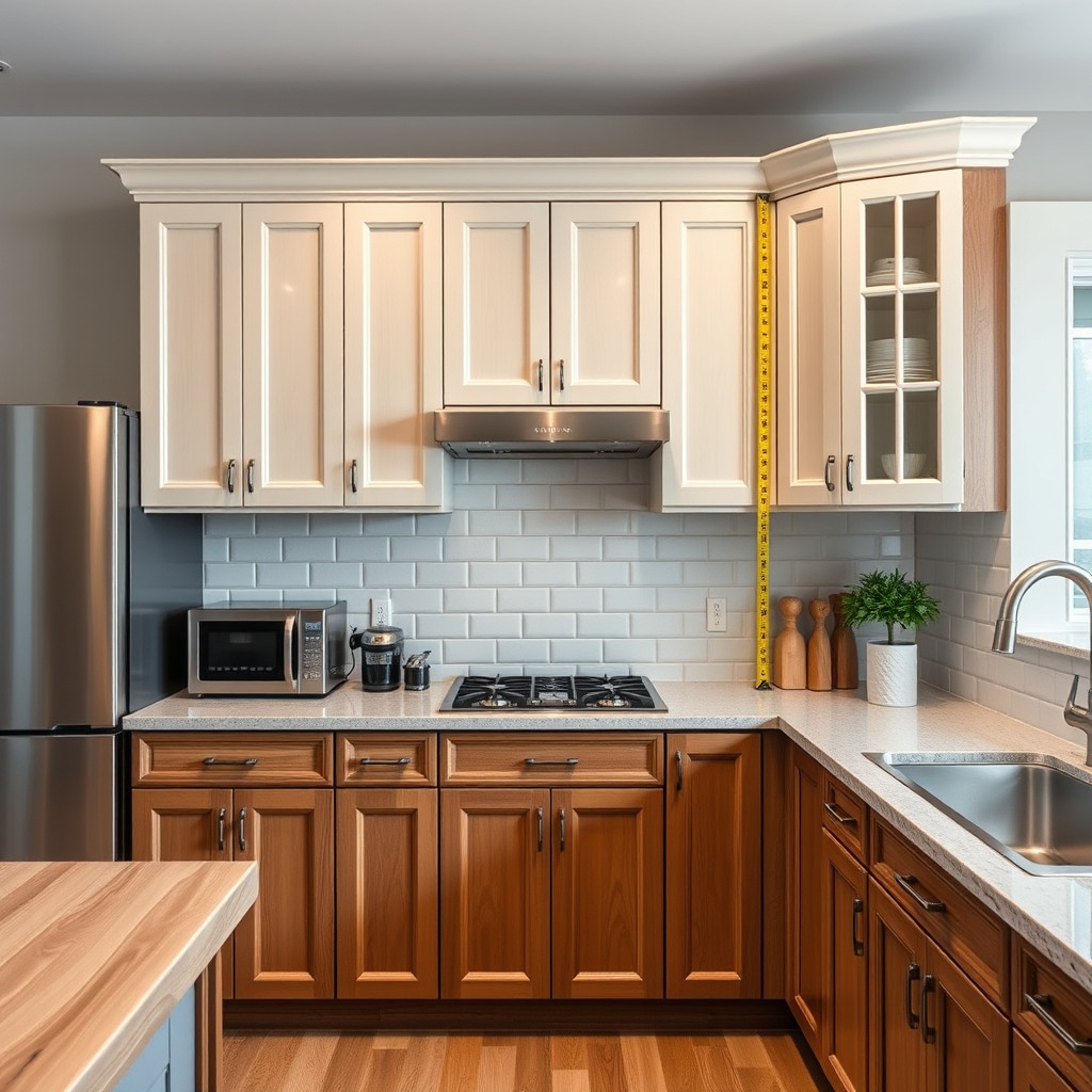 How to Measure Kitchen Cabinets Accurately for Your Remodel 6 Measuring Upper Cabinets