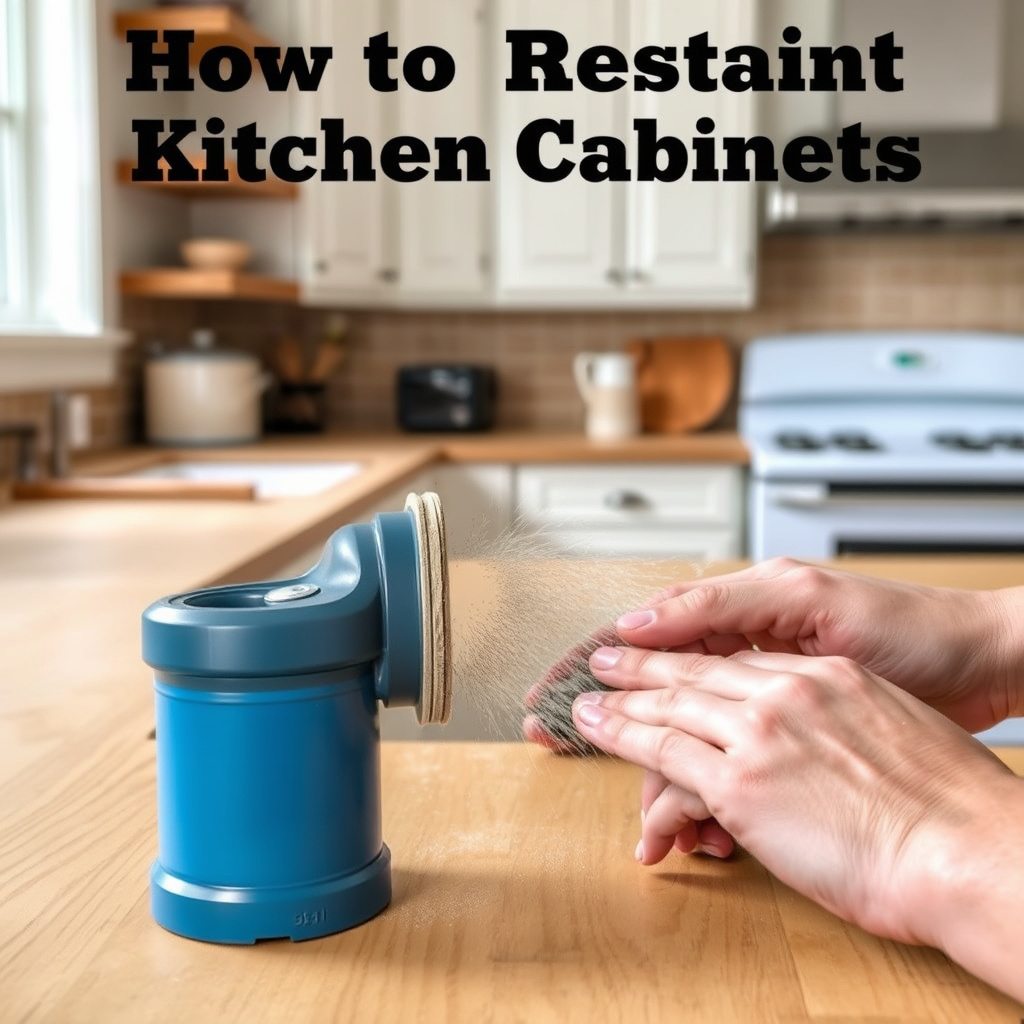 How to Restain Kitchen Cabinets: A Step-by-Step Guide for a Fresh Look 4 Sanding and Stripping Old Finish