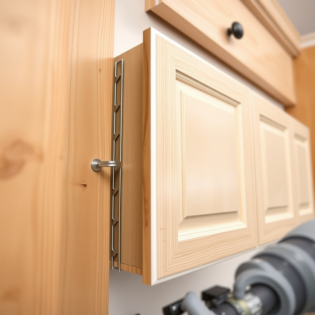 How to Install Kitchen Base Cabinets: A Step-by-Step Guide 7 Securing the Cabinet to Wall Studs