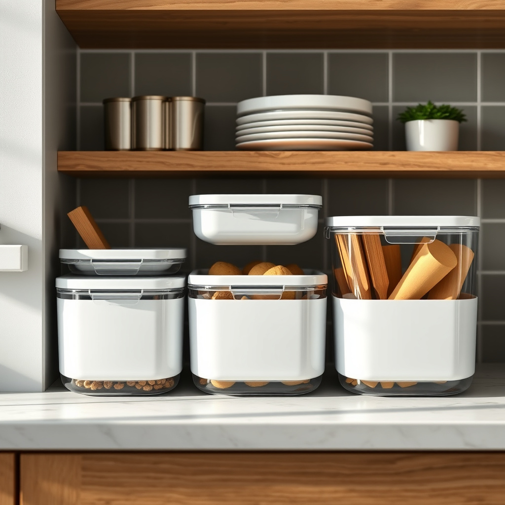 How to Accessorize a Kitchen Counter for Style and Functionality 3 Smart Storage Containers