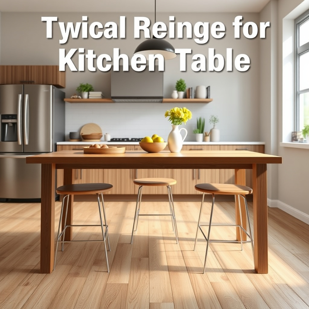 How Tall Is a Kitchen Table? Finding the Perfect Height for Your Space 3 Typical Height Range for Kitchen Tables