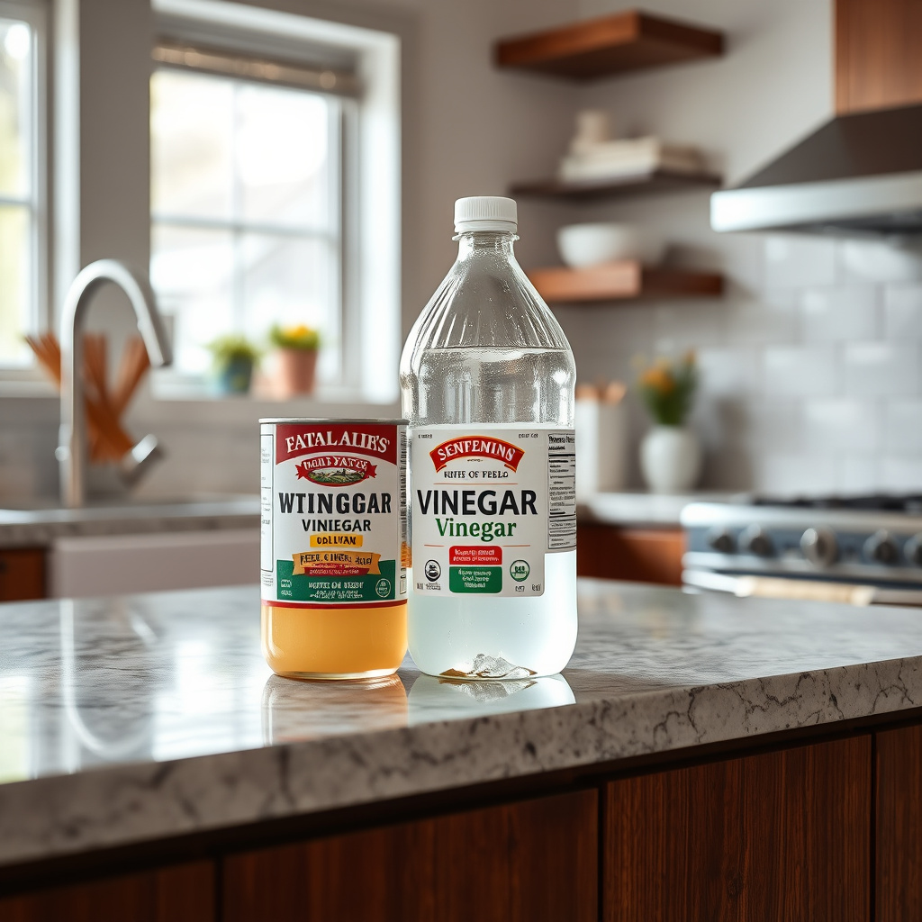 How to Remove Grease from Kitchen Cabinets Effectively 6 Using Vinegar and Water Solution