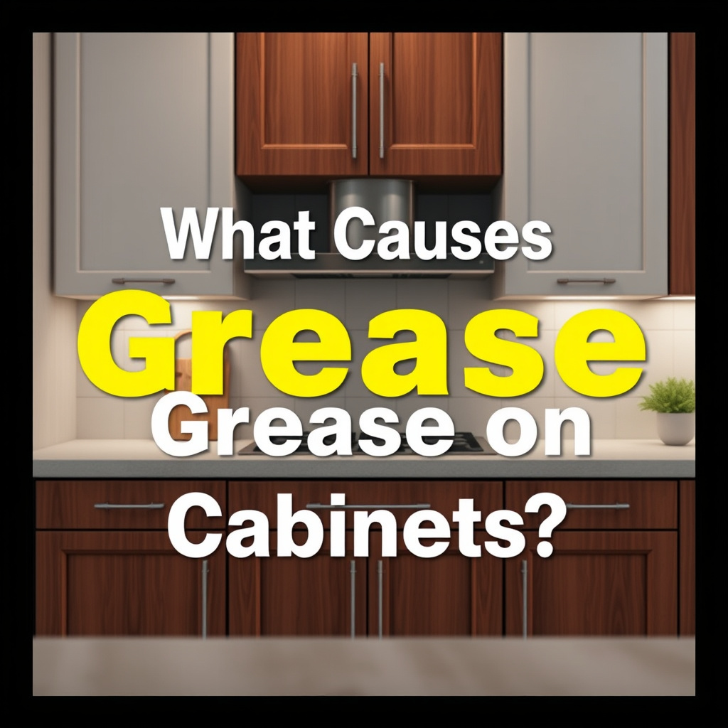 How to Remove Grease from Kitchen Cabinets Effectively 3 What Causes Grease on Cabinets?