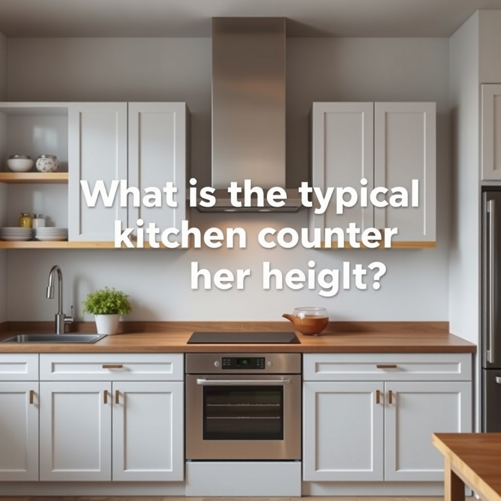 What Is the Typical Kitchen Counter Height?